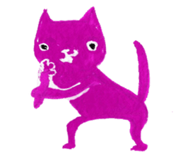 Colorful cats - Emotions - sticker #169875