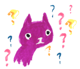 Colorful cats - Emotions - sticker #169877
