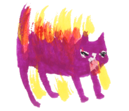 Colorful cats - Emotions - sticker #169880