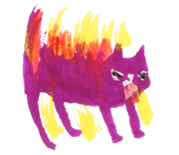 Colorful cats - Emotions - sticker #169880