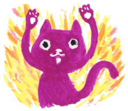 Colorful cats - Emotions - sticker #169881