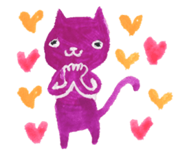 Colorful cats - Emotions - sticker #169882
