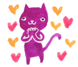 Colorful cats - Emotions - sticker #169882