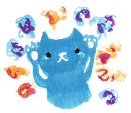 Colorful cats - Emotions - sticker #169884