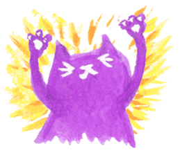 Colorful cats - Emotions - sticker #169885