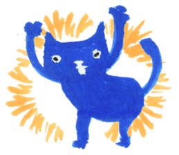 Colorful cats - Emotions - sticker #169895