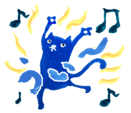 Colorful cats - Emotions - sticker #169898