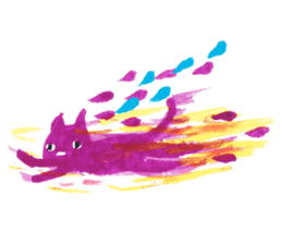 Colorful cats - Emotions - sticker #169899
