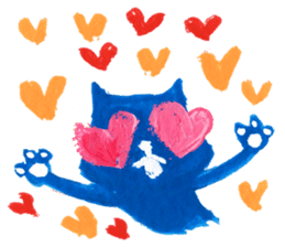 Colorful cats - Emotions - sticker #169900