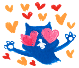 Colorful cats - Emotions - sticker #169900