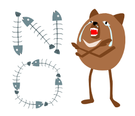 Panda-like creature sticker #170328