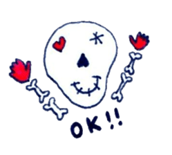 Skeleton JOE sticker #170602