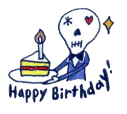 Skeleton JOE sticker #170606