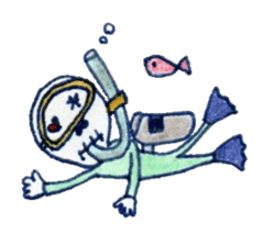 Skeleton JOE sticker #170607