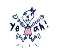 Skeleton JOE sticker #170614