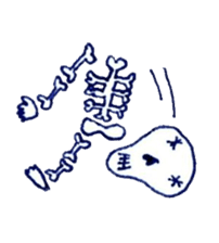 Skeleton JOE sticker #170621