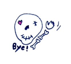 Skeleton JOE sticker #170624
