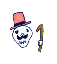 Skeleton JOE sticker #170625