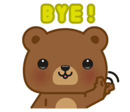 Coffee Bear sticker #171002