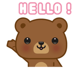 Coffee Bear sticker #171005