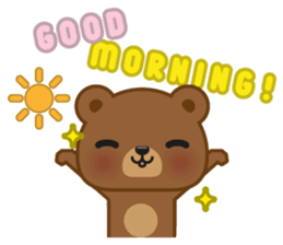 Coffee Bear sticker #171010