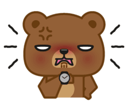 Coffee Bear sticker #171012