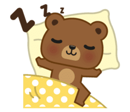 Coffee Bear sticker #171013