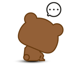 Coffee Bear sticker #171014