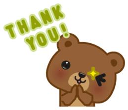 Coffee Bear sticker #171015