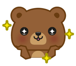 Coffee Bear sticker #171016