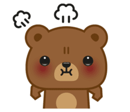 Coffee Bear sticker #171017