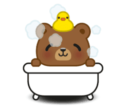 Coffee Bear sticker #171022