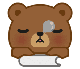 Coffee Bear sticker #171023