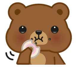 Coffee Bear sticker #171026