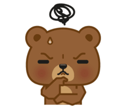 Coffee Bear sticker #171027