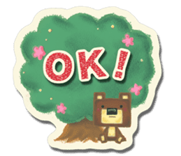 Shikakuma-chan and Marukuma-chan sticker #171202