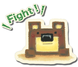 Shikakuma-chan and Marukuma-chan sticker #171215