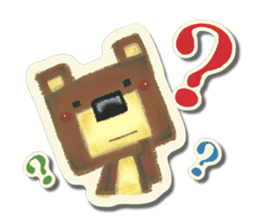 Shikakuma-chan and Marukuma-chan sticker #171225