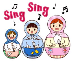 Together with MATRYOSHKA DOLL sticker #171282