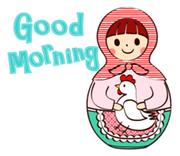 Together with MATRYOSHKA DOLL sticker #171286