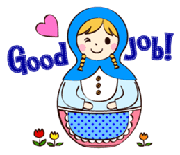 Together with MATRYOSHKA DOLL sticker #171306