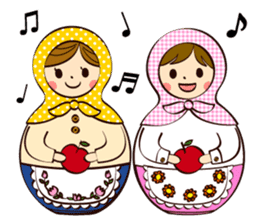 Together with MATRYOSHKA DOLL sticker #171312