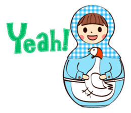 Together with MATRYOSHKA DOLL sticker #171317