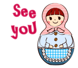 Together with MATRYOSHKA DOLL sticker #171320