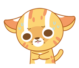 Leopard Cat - Pa Pa sticker #171679