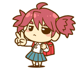 Momo-chan diary sticker #172081