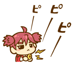 Momo-chan diary sticker #172084