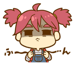 Momo-chan diary sticker #172105