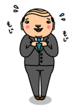 Daily life of middle-aged man sticker #172270