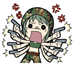 Military Girls sticker #172569
